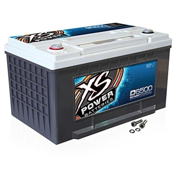 Xpal Power XS Power D6500 3900A 12V BCI Group 65 AGM Performance Reserve Car Battery D6500 - main